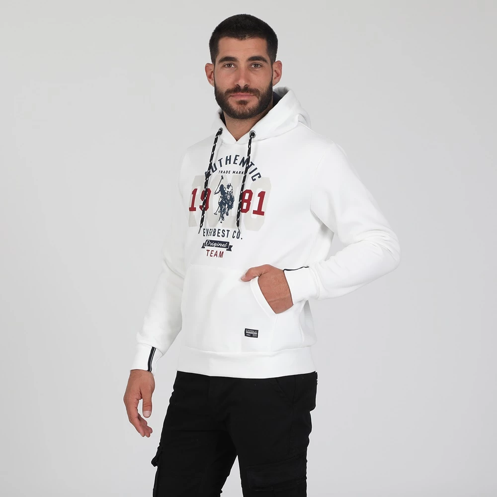 Ανδρική φούτερ μπλούζα CATAMARAN SAILWEAR ΡΟLΟ ΑU λευκή 4 Ανδρική φούτερ μπλούζα CATAMARAN SAILWEAR ΡΟLΟ ΑU λευκή - Image 2