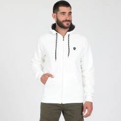 Ανδρική φούτερ ζακέτα CATAMARAN SAILWEAR λευκή