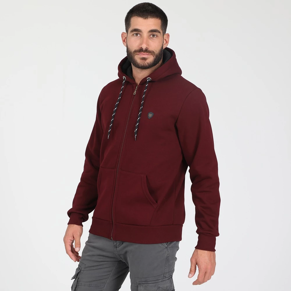 Ανδρική φούτερ ζακέτα CATAMARAN SAILWEAR μπορντό 6 Ανδρική φούτερ ζακέτα CATAMARAN SAILWEAR μπορντό - Image 4
