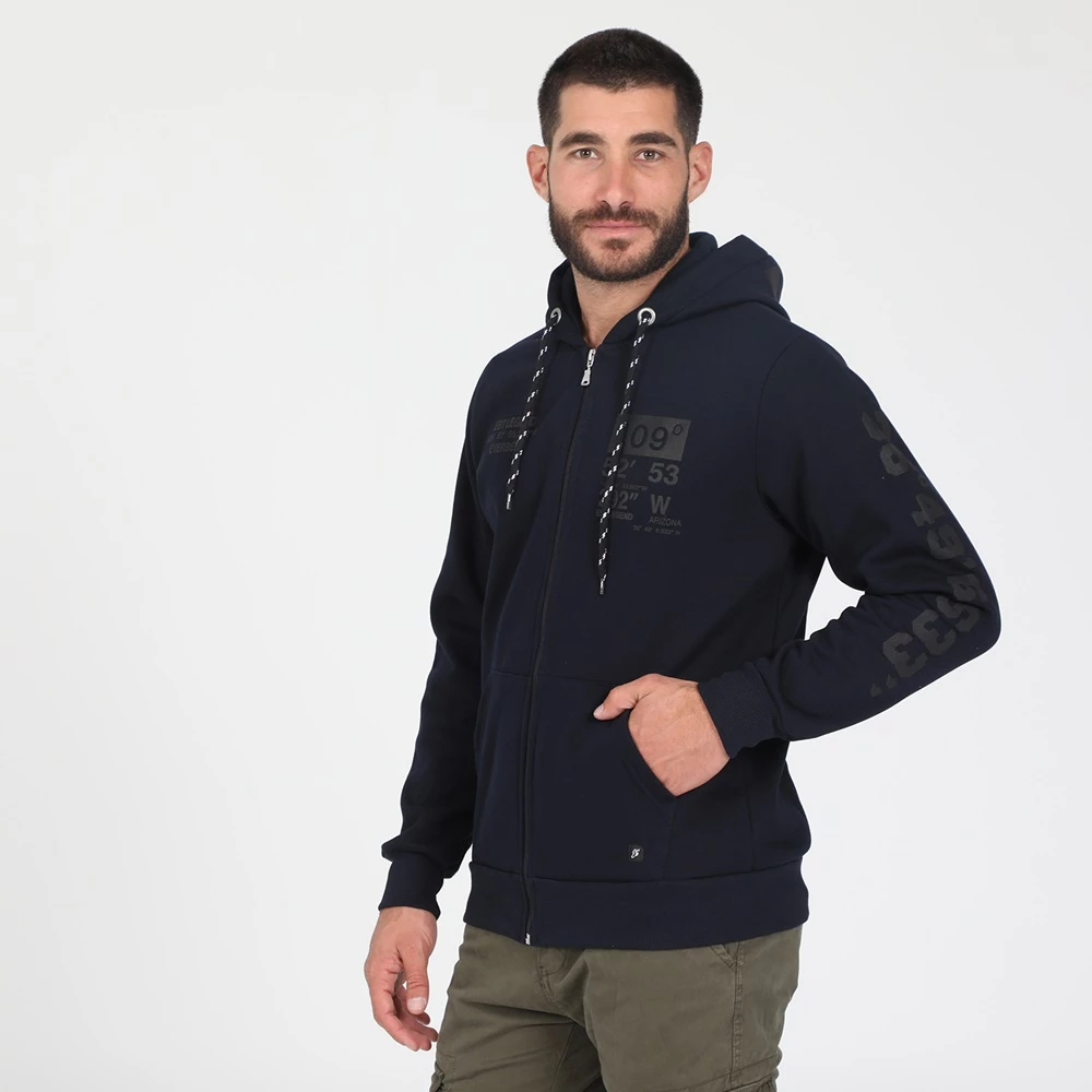 Ανδρική φούτερ ζακέτα CATAMARAN SAILWEAR ΕVΕRΒSΤ μπλε 4 Ανδρική φούτερ ζακέτα CATAMARAN SAILWEAR ΕVΕRΒSΤ μπλε - Image 2