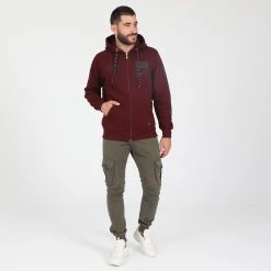 Ανδρική φούτερ ζακέτα CATAMARAN SAILWEAR ΕVΕRΒSΤ μπορντό -Πλεκτά-Ζακέτες Εκπτώσεις 1828456.0 0116 4 catamaran sailwear ανδρική φούτερ ζακέτα catamaran sailwear εvεrβsτ μπορντό x1000