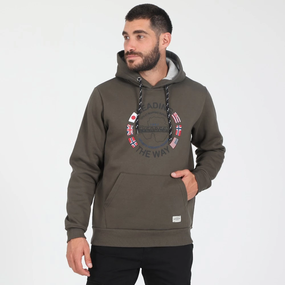 Ανδρική φούτερ μπλούζα CATAMARAN SAILWEAR χακί 3 Ανδρική φούτερ μπλούζα CATAMARAN SAILWEAR χακί