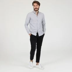 Ανδρικό πουκάμισο DIRTY LAUNDRY MINI OXFORD γκρι -Πλεκτά-Ζακέτες Εκπτώσεις 1828710.0 g2g5 3 dirty laundry ανδρικό πουκάμισο dirty laundry mini oxford γκρι x1000