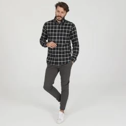 Ανδρικό πουκάμισο DIRTY LAUNDRY μαύρο λευκό -Πλεκτά-Ζακέτες Εκπτώσεις 1828711.0 7191 4 dirty laundry ανδρικό πουκάμισο dirty laundry μαύρο λευκό x1000