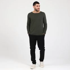 Ανδρική πλεκτή μπλούζα DIRTY LAUNDRY CASHMERE KNIT RAW-EDGED χακί -Πλεκτά-Ζακέτες Εκπτώσεις 1833652.0 x400 4 dirty laundry ανδρική πλεκτή μπλούζα dirty laundry cashmere knit raw edged χακί x1000