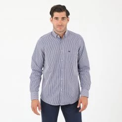 Ανδρικό πουκάμισο DORS λευκό μπλε