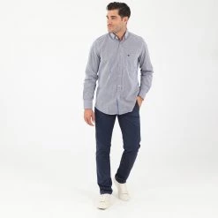 Ανδρικό πουκάμισο DORS λευκό μπλε -Πλεκτά-Ζακέτες Εκπτώσεις 1833794.0 0016 4 dors ανδρικό πουκάμισο dors λευκό μπλε x1000