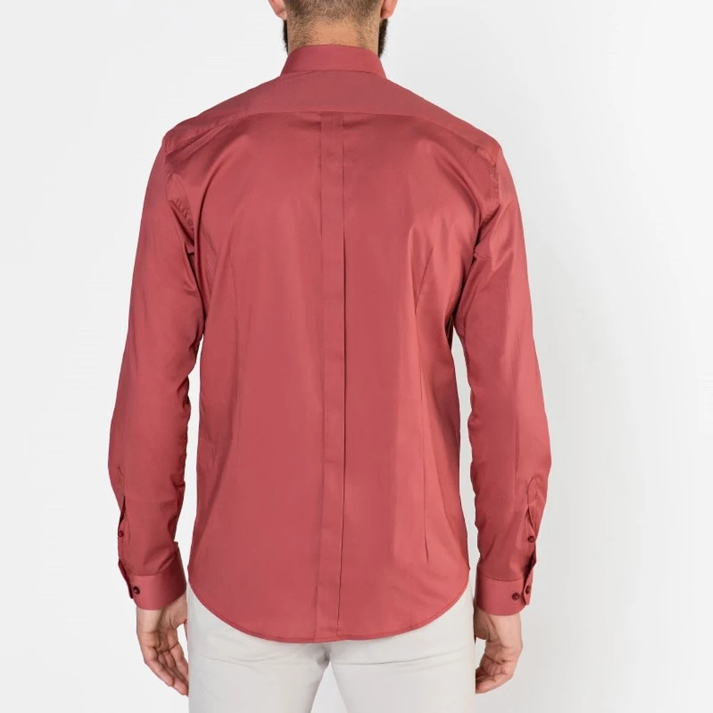 Ανδρικό πουκάμισο EDWARD JEANS 18.1.1.03.059 CLAUS-LIC κόκκινο 4 Ανδρικό πουκάμισο EDWARD JEANS 18.1.1.03.059 CLAUS-LIC κόκκινο - Image 2
