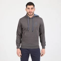Ανδρική φούτερ μπλούζα BATTERY HOODIES BTR MAN ανθρακί μπλε