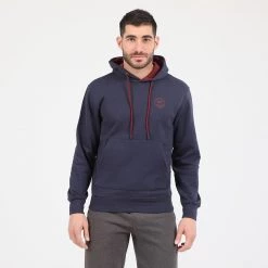Ανδρική φούτερ μπλούζα BATTERY HOODIES BTR MAN μπλε μπορντό