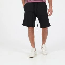 Ανδρική βερμούδα DIRTY LAUNDRY LOOSE FIT ACID μαύρη