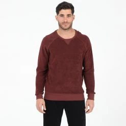 Ανδρική φούτερ μπλούζα BODYTALK COMFYM CREWNECK καφέ
