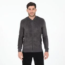 Ανδρική αθλητική ζακέτα BODYTALK TERRYM γκρι