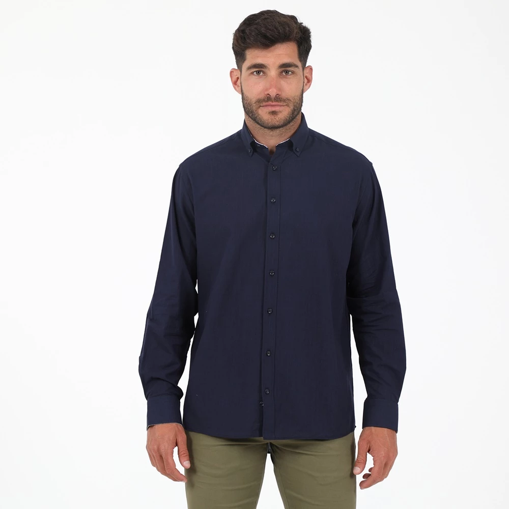 Ανδρικό πουκάμισο OCEAN SHARK 40100 OS μπλε 3 Ανδρικό πουκάμισο OCEAN SHARK 40100 OS μπλε