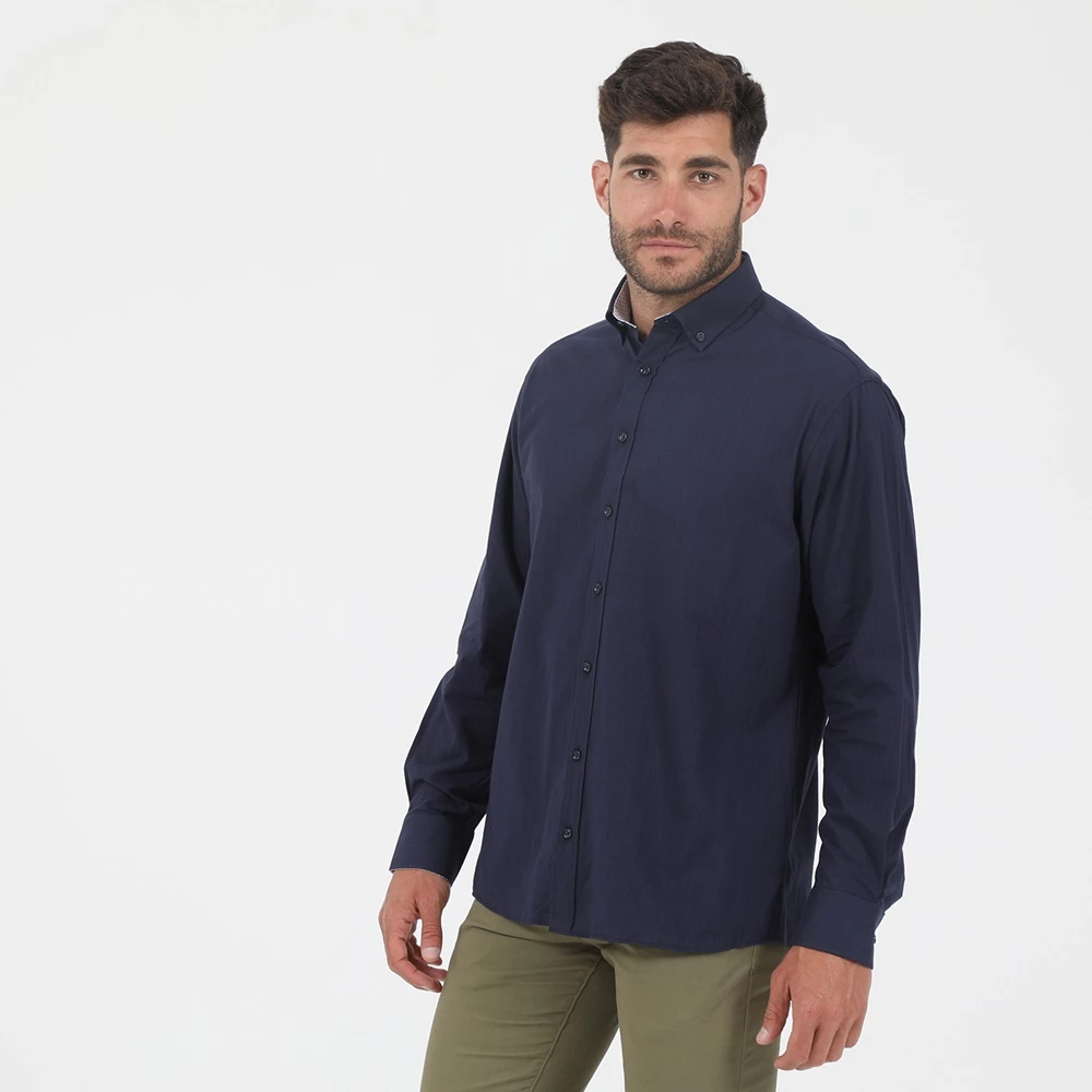 Ανδρικό πουκάμισο OCEAN SHARK 40100 OS μπλε 4 Ανδρικό πουκάμισο OCEAN SHARK 40100 OS μπλε - Image 2