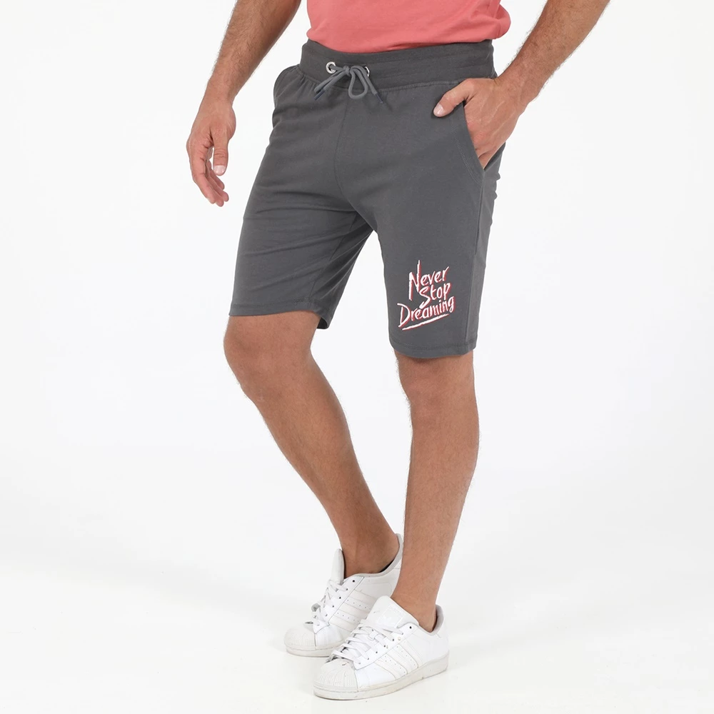 Ανδρική βερμούδα RUN NEVER STOP γκρι 4 Ανδρική βερμούδα RUN NEVER STOP γκρι - Image 2