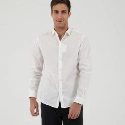 Ανδρικό πουκάμισο STAFF JEANS 61-020.040 HENRICH λευκό