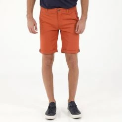 Ανδρική Chino βερμούδα BATTERY πορτοκαλί