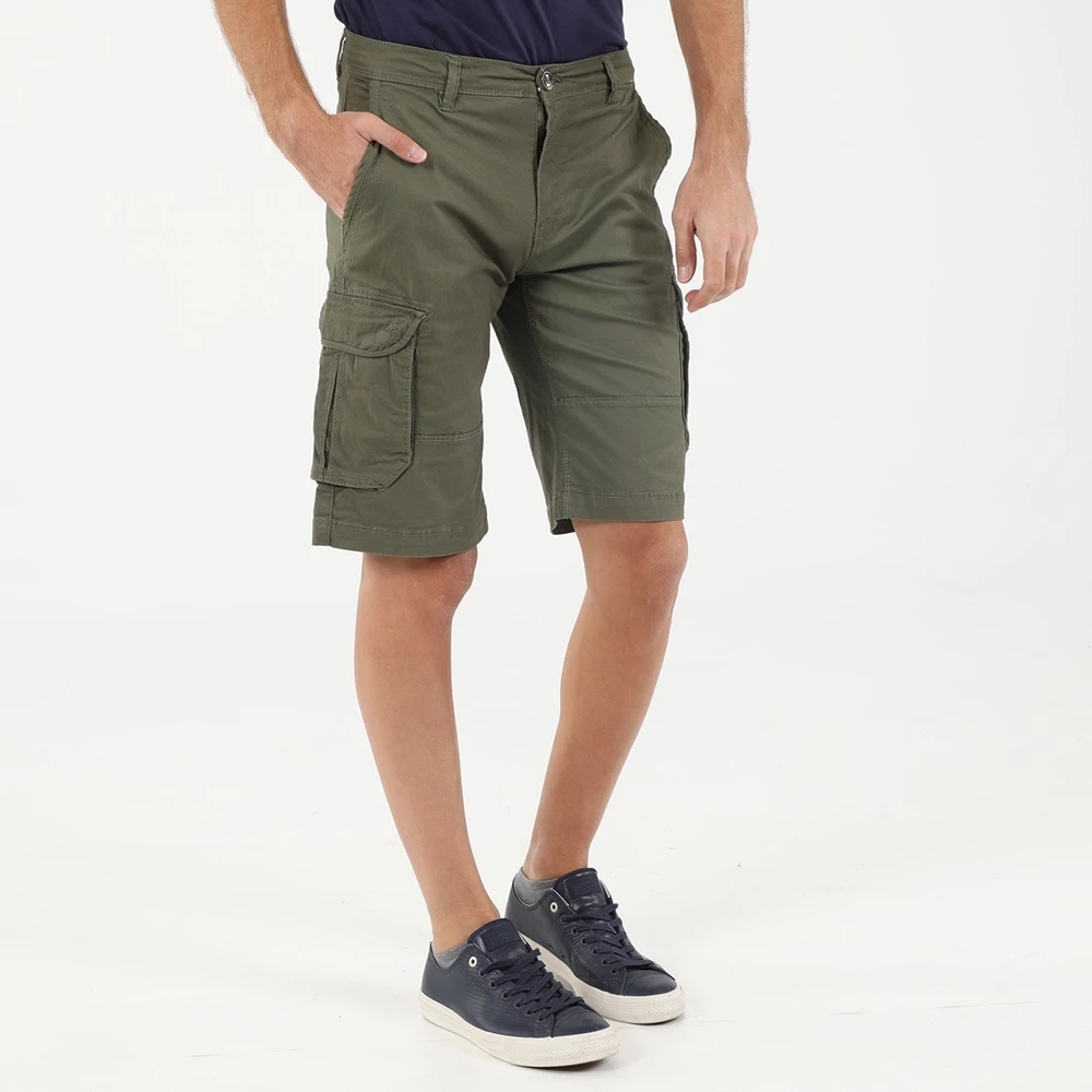 Ανδρική Cargo βερμούδα GREENWOOD χακί 4 Ανδρική Cargo βερμούδα GREENWOOD χακί - Image 2