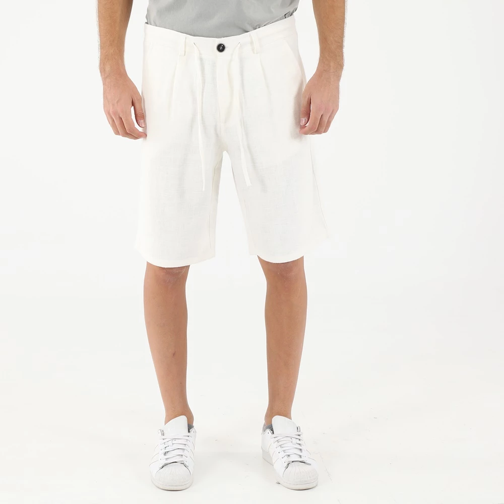 Ανδρική λινή Chino βερμούδα DIRTY LAUNDRY ημίλευκη 3 Ανδρική λινή Chino βερμούδα DIRTY LAUNDRY ημίλευκη