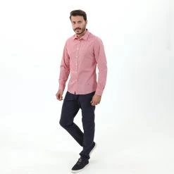 Ανδρικό πουκάμισο STAFF JEANS 61-007.045 MARIO κόκκινο λευκό καρό -Πλεκτά-Ζακέτες Εκπτώσεις 1849023.0 4100 4 staff jeans ανδρικό πουκάμισο staff jeans 61 007.045 mario κόκκινο λευκό καρό x1000