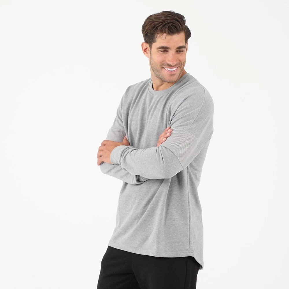 Ανδρική φούτερ μπλούζα BODYTALK σε γκρι 4 Ανδρική φούτερ μπλούζα BODYTALK σε γκρι - Image 2