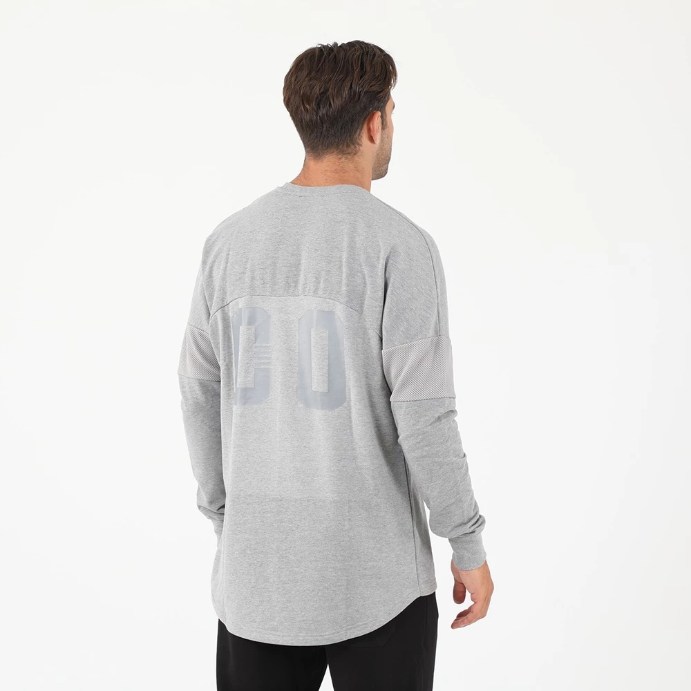 Ανδρική φούτερ μπλούζα BODYTALK σε γκρι 5 Ανδρική φούτερ μπλούζα BODYTALK σε γκρι - Image 3