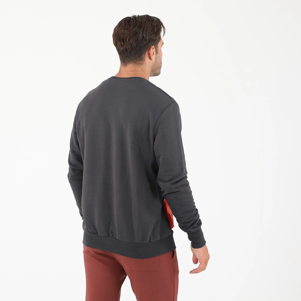 Ανδρική μακρυμάνικη μπλούζα BODYTALK γκρι 5 Ανδρική μακρυμάνικη μπλούζα BODYTALK γκρι - Image 3