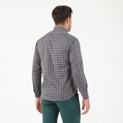 Ανδρικό πουκάμισο DORS γκρι καρό -Πλεκτά-Ζακέτες Εκπτώσεις 1853393.0 0014 3 dors ανδρικό πουκάμισο dors γκρι καρό x1000