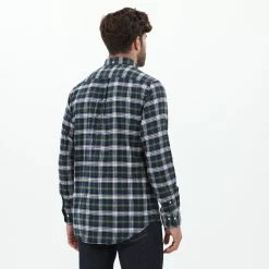 Ανδρικό πουκάμισο GANT 3015370 REG FLANNEL CHECK μπλε πράσινο καρό -Πλεκτά-Ζακέτες Εκπτώσεις 1853670.0 0063 3 gant ανδρικό πουκάμισο gant 3015370 reg flannel check μπλε πράσινο καρό x1000