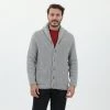 Ανδρική πλεκτή ζακέτα GANT TEXTURED WOOL BLEND γκρι -Πλεκτά-Ζακέτες Εκπτώσεις 1853700.0 0588 1 gant ανδρική πλεκτή ζακέτα gant textured wool blend γκρι x1000