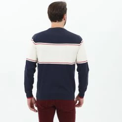 Ανδρικό πουλόβερ GANT G8000127 μπλε λευκό -Πλεκτά-Ζακέτες Εκπτώσεις 1853810.0 0010 3 gant ανδρικό πουλόβερ gant g8000127 μπλε λευκό x1000