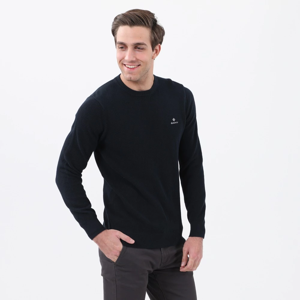 Ανδρικό πουλόβερ GANT G8030521 μαύρο 4 Ανδρικό πουλόβερ GANT G8030521 μαύρο - Image 2