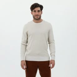 Ανδρικό πουλόβερ CALVIN KLEIN JEANS K10K104920 μπεζ