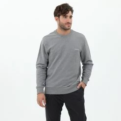 Ανδρική φούτερ μπλούζα CALVIN KLEIN JEANS K10K107031 LOGO γκρι