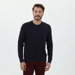 Ανδρική πλεκτή μπλούζα TED BAKER 246576 μπλε κόκκινο πουά