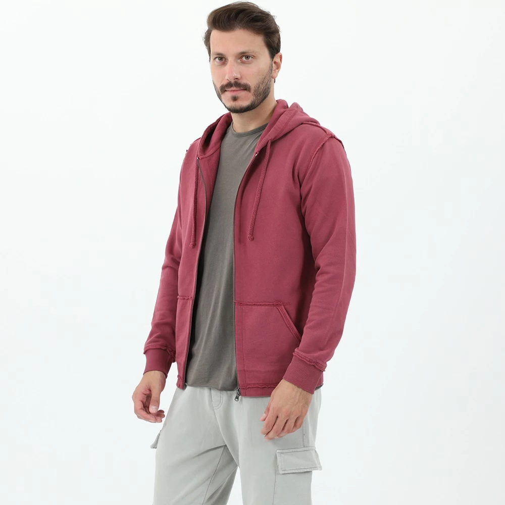 Ανδρική φούτερ ζακέτα DIRTY LAUNDRY κόκκινη 4 Ανδρική φούτερ ζακέτα DIRTY LAUNDRY κόκκινη - Image 2