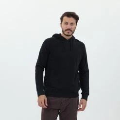 Ανδρική φούτερ μπλούζα DIRTY LAUNDRY μαύρο