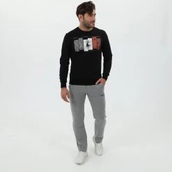 Ανδρική φούτερ μπλούζα CATAMARAN SAILWEAR μαύρη -Πλεκτά-Ζακέτες Εκπτώσεις 1855191.0 0102 4 catamaran sailwear ανδρική φούτερ μπλούζα catamaran sailwear μαύρη x1000