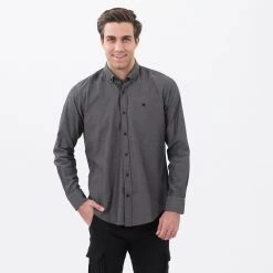 Ανδρικό πουκάμισο DORS ανθρακί