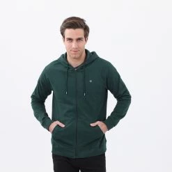 Ανδρική φούτερ ζακέτα DORS πράσινη