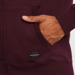 Ανδρική φούτερ ζακέτα FUNKY BUDDHA μπορντό -Πλεκτά-Ζακέτες Εκπτώσεις 7004538.0 0001 4 funky buddha ανδρική φούτερ ζακέτα funky buddha μπορντό x1000