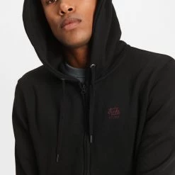 Ανδρική φούτερ ζακέτα FUNKY BUDDHA μαύρη -Πλεκτά-Ζακέτες Εκπτώσεις 7004538.0 0005 3 funky buddha ανδρική φούτερ ζακέτα funky buddha μαύρη x1000