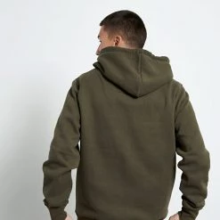 Ανδρική φούτερ ζακέτα FUNKY BUDDHA Essential χακί -Πλεκτά-Ζακέτες Εκπτώσεις 7004546.0 0001 5 funky buddha ανδρική φούτερ ζακέτα funky buddha essential χακί x1000