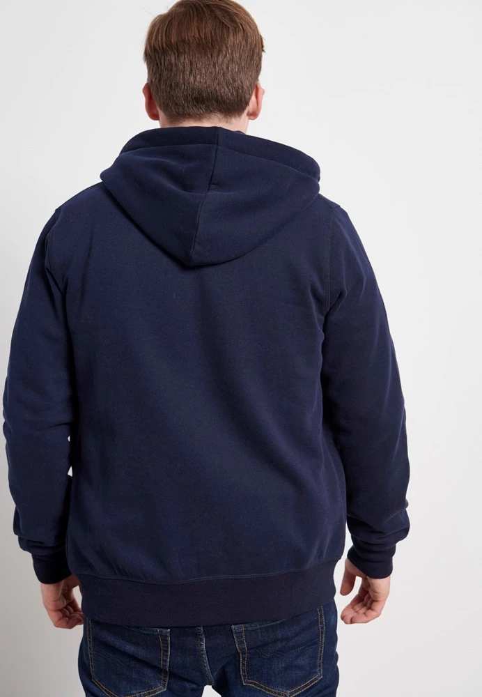 Ανδρική φούτερ ζακέτα FUNKY BUDDHA σκούρο μπλε 6 Ανδρική φούτερ ζακέτα FUNKY BUDDHA σκούρο μπλε - Image 4