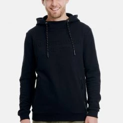 Ανδρική φούτερ μπλούζα FUNKY BUDDHA μαύρη