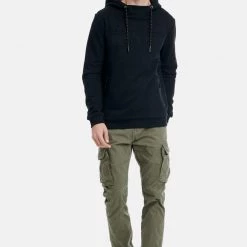 Ανδρική φούτερ μπλούζα FUNKY BUDDHA μαύρη -Πλεκτά-Ζακέτες Εκπτώσεις 7004573.0 0001 5 funky buddha ανδρική φούτερ μπλούζα funky buddha μαύρη x1000