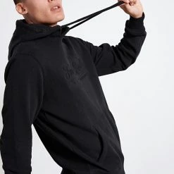 Ανδρική φούτερ μπλούζα FUNKY BUDDHA μαύρη -Πλεκτά-Ζακέτες Εκπτώσεις 7004575.0 0001 5 funky buddha ανδρική φούτερ μπλούζα funky buddha μαύρη x1000