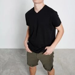 Ανδρική λινή Chino βερμούδα FUNKY BUDDHA πράσινη -Πλεκτά-Ζακέτες Εκπτώσεις 7004584.0 0002 2 funky buddha ανδρική λινή chino βερμούδα funky buddha πράσινη x1000