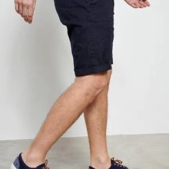 Ανδρική λινή Chino βερμούδα FUNKY BUDDHA μπλε -Πλεκτά-Ζακέτες Εκπτώσεις 7004584.0 0003 3 funky buddha ανδρική λινή chino βερμούδα funky buddha μπλε x1000